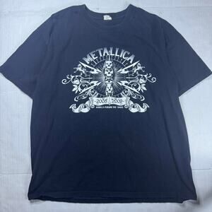 Y2K Metallica 08/09 black tour tee Size XL
